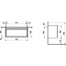 Тумба LAUFEN SPACE с 2-я ящиками + раковина 950х420х115 мм 4.1020.2.160.101.1+1028.7