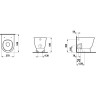 Унитаз LAUFEN THE NEW CLASSIC напольный безободковый 8.2385.1.000.000.1